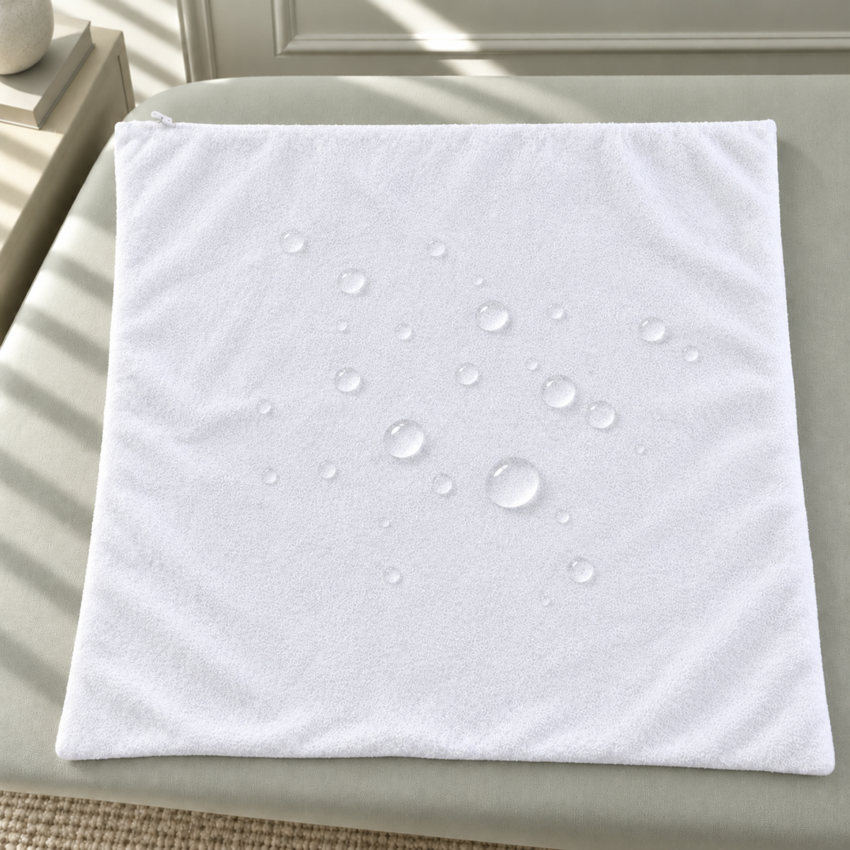 Bamboo Waterproof Throw Pillow Protector