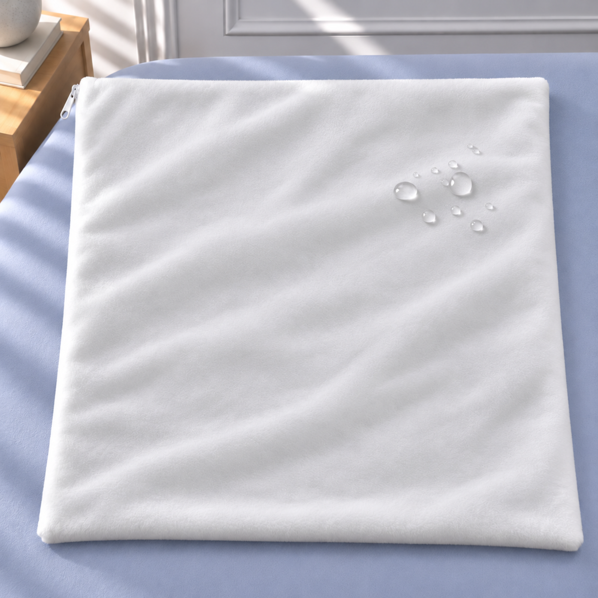 Fleece Waterproof Throw Pillow Protector