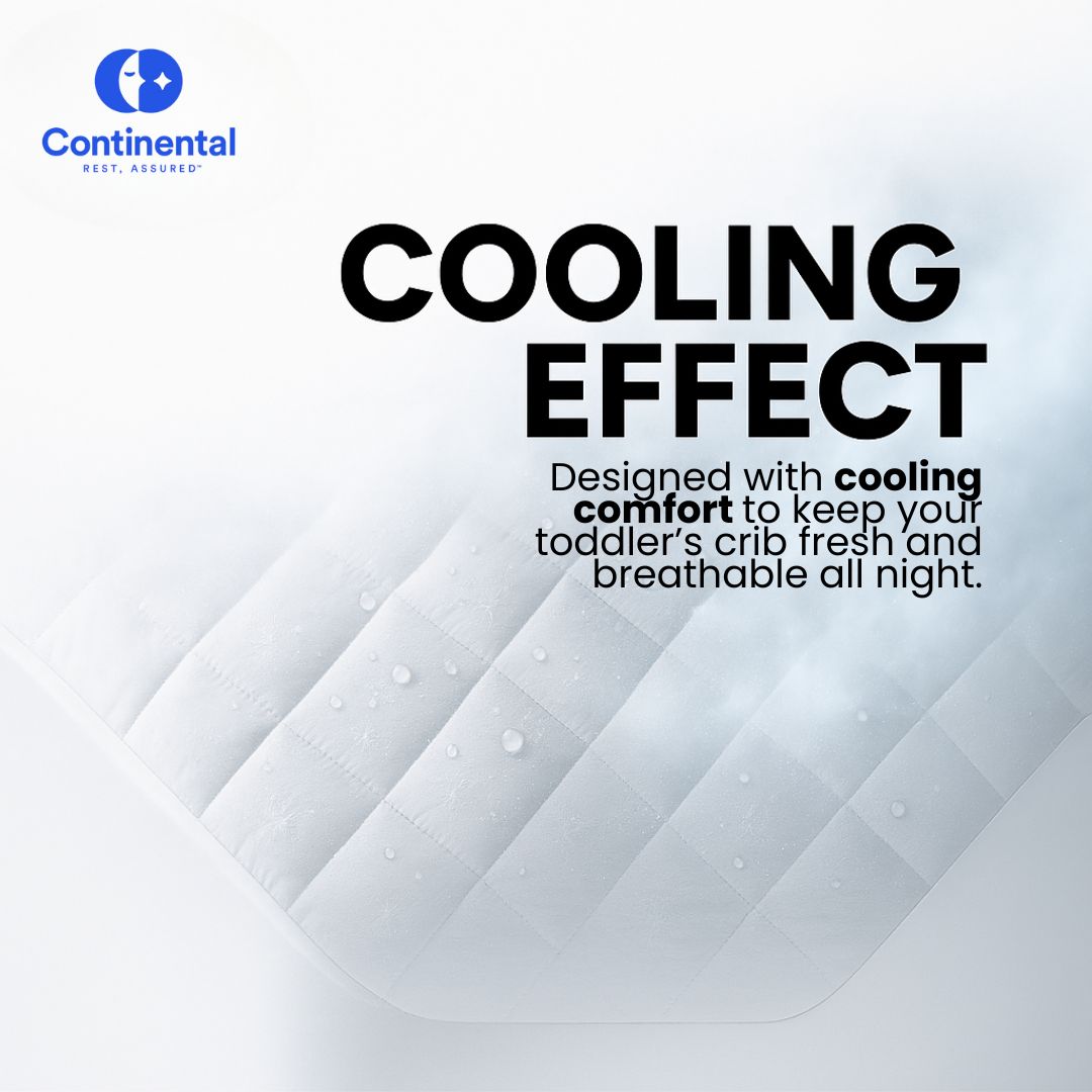 Cooling Toddler Crib Mattress Protector | Soft, Cool & Waterproof
