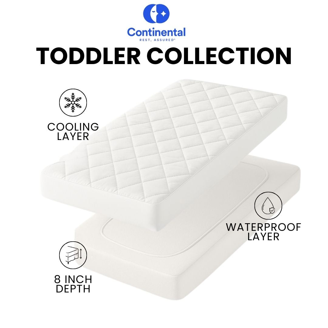 Cooling Toddler Crib Mattress Protector | Soft, Cool & Waterproof