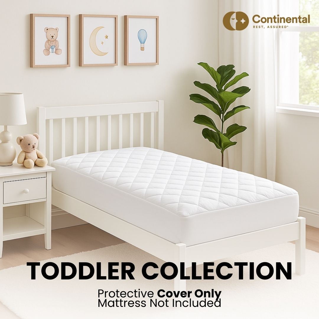 Toddler Mattress Pad – 100% Cotton, Soft & Breathable – Waterproof & Non-Waterproof Options – 28x52x8 Inches for Cribs & Toddler Beds