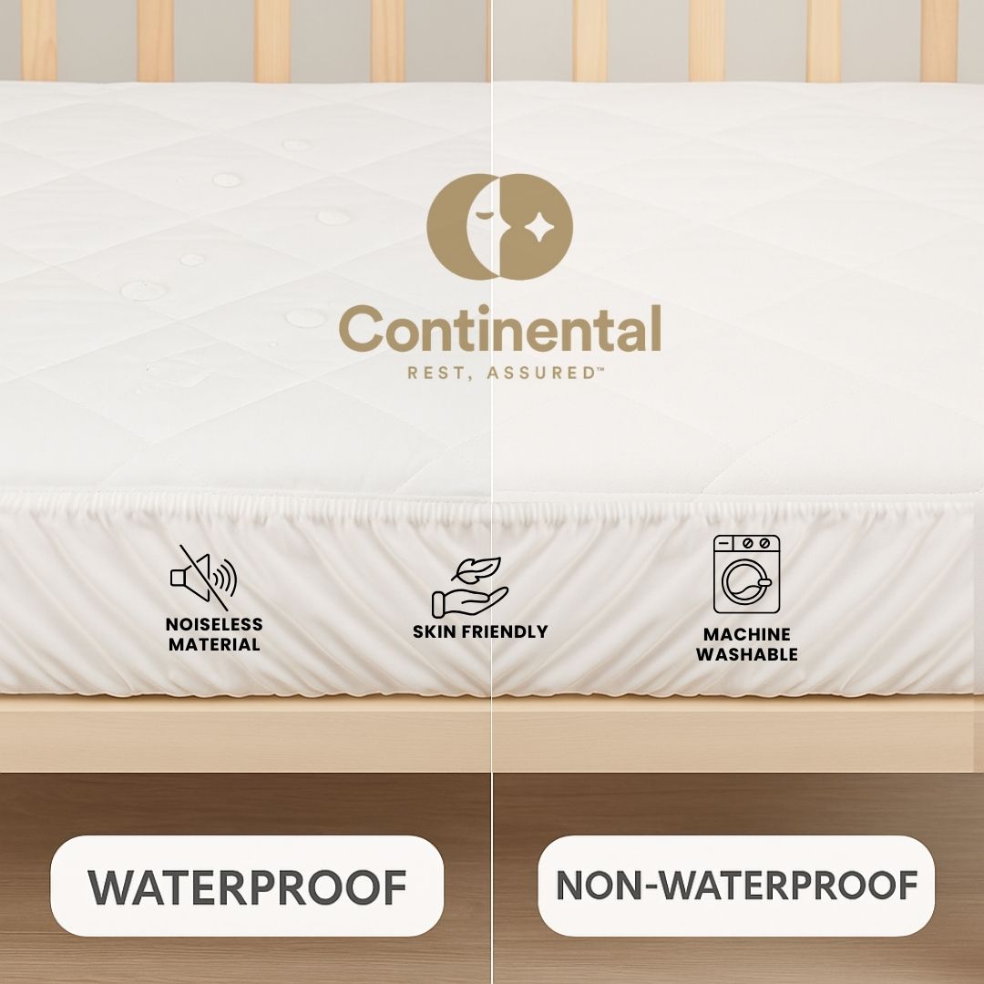 Toddler Mattress Pad – 100% Cotton, Soft & Breathable – Waterproof & Non-Waterproof Options – 28x52x8 Inches for Cribs & Toddler Beds