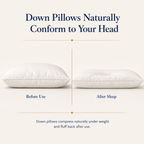 Hotel Collection Dual Core Down & Fiber Pillow