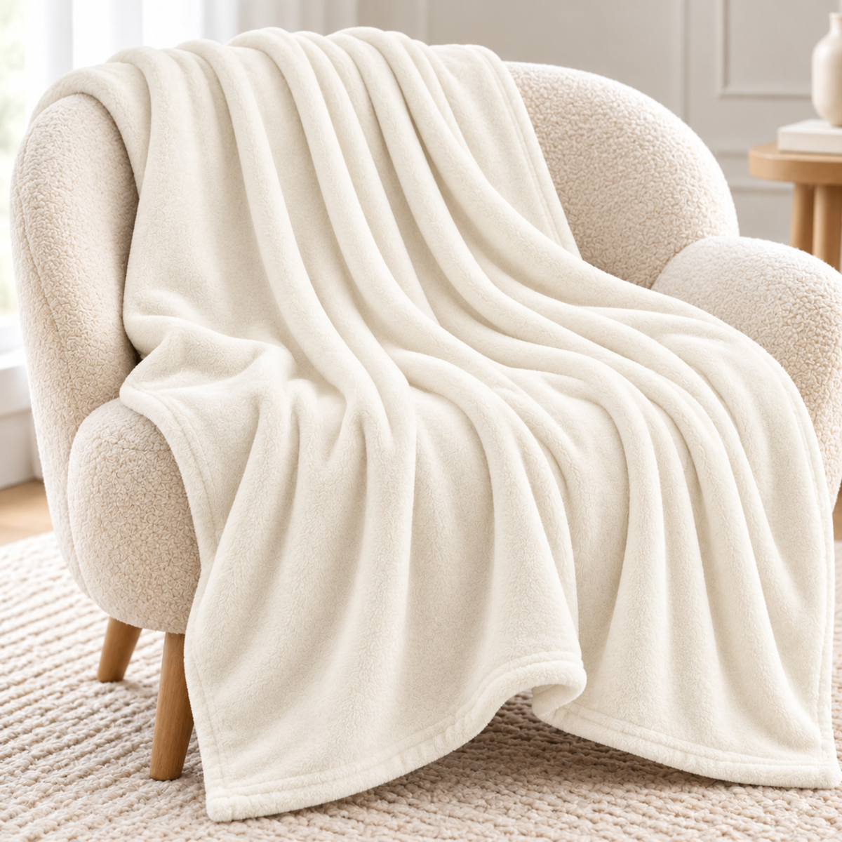 Ultra-Soft Microfleece Throw Blanket