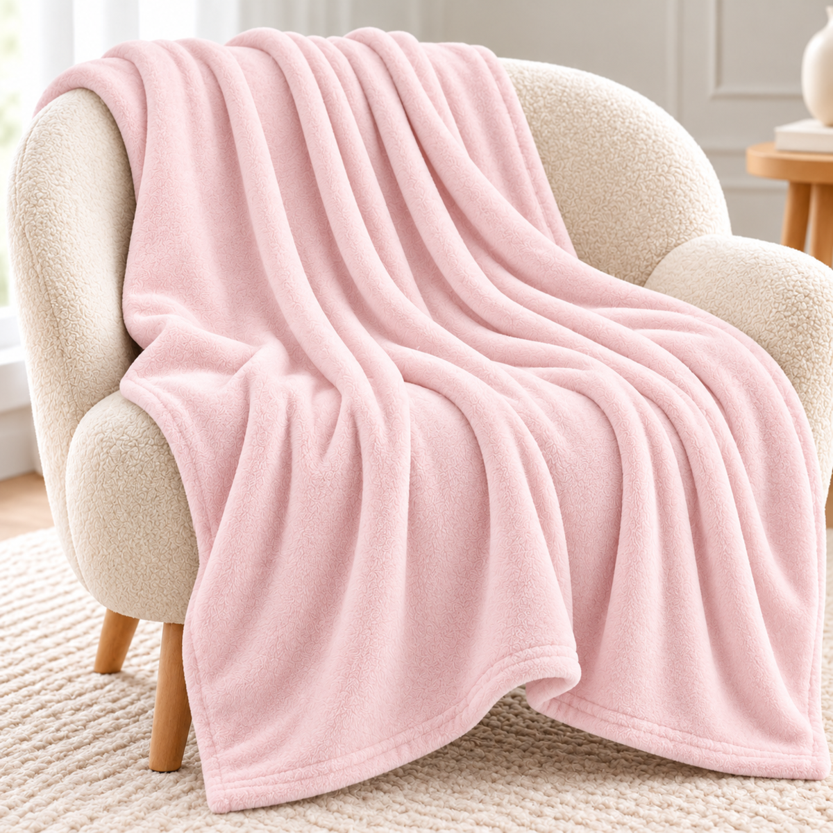 Ultra-Soft Microfleece Throw Blanket