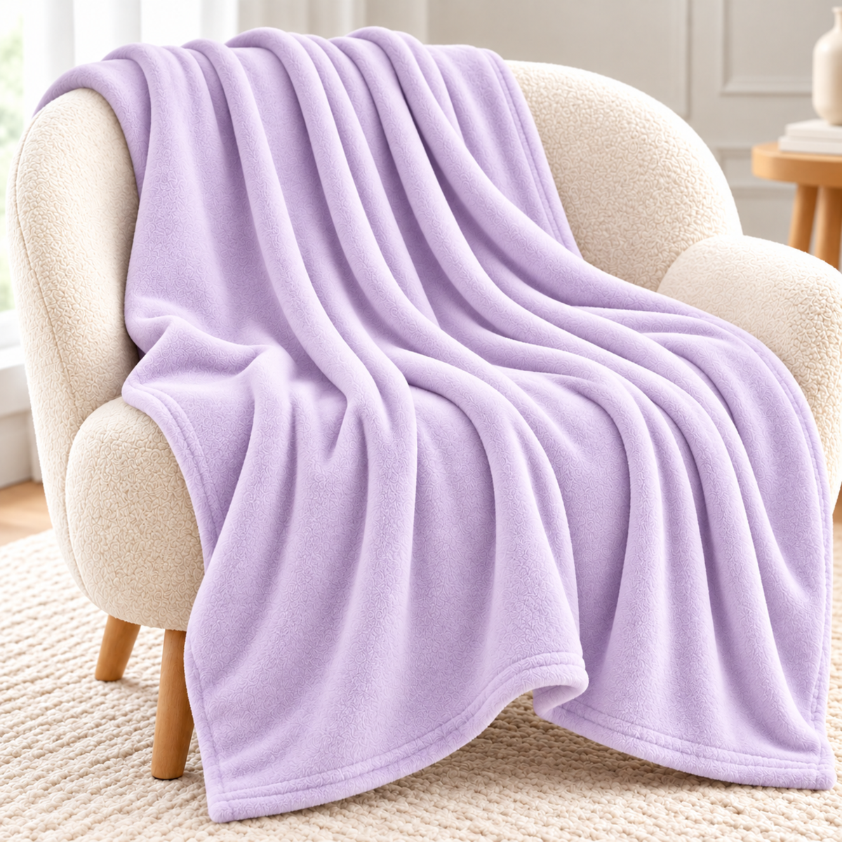 Ultra-Soft Microfleece Throw Blanket