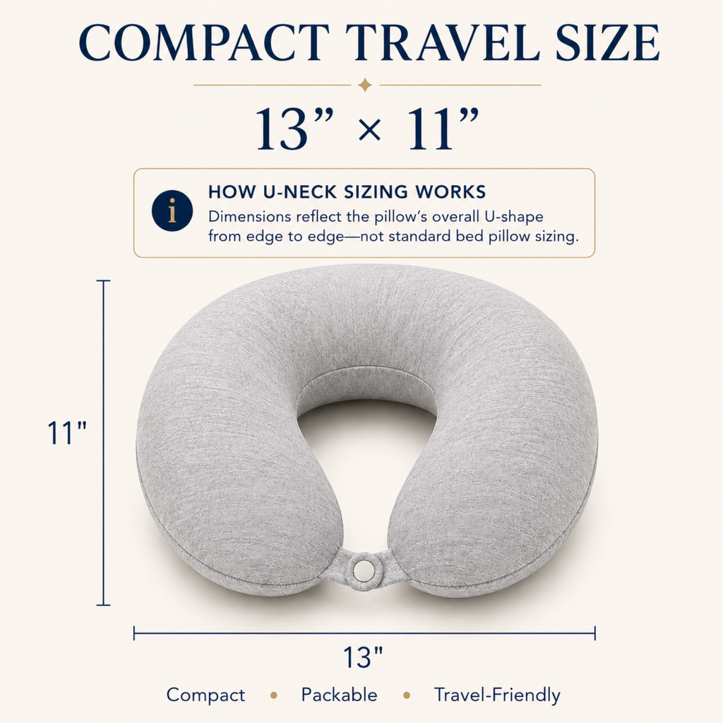 U-Shaped Travel Neck Pillow