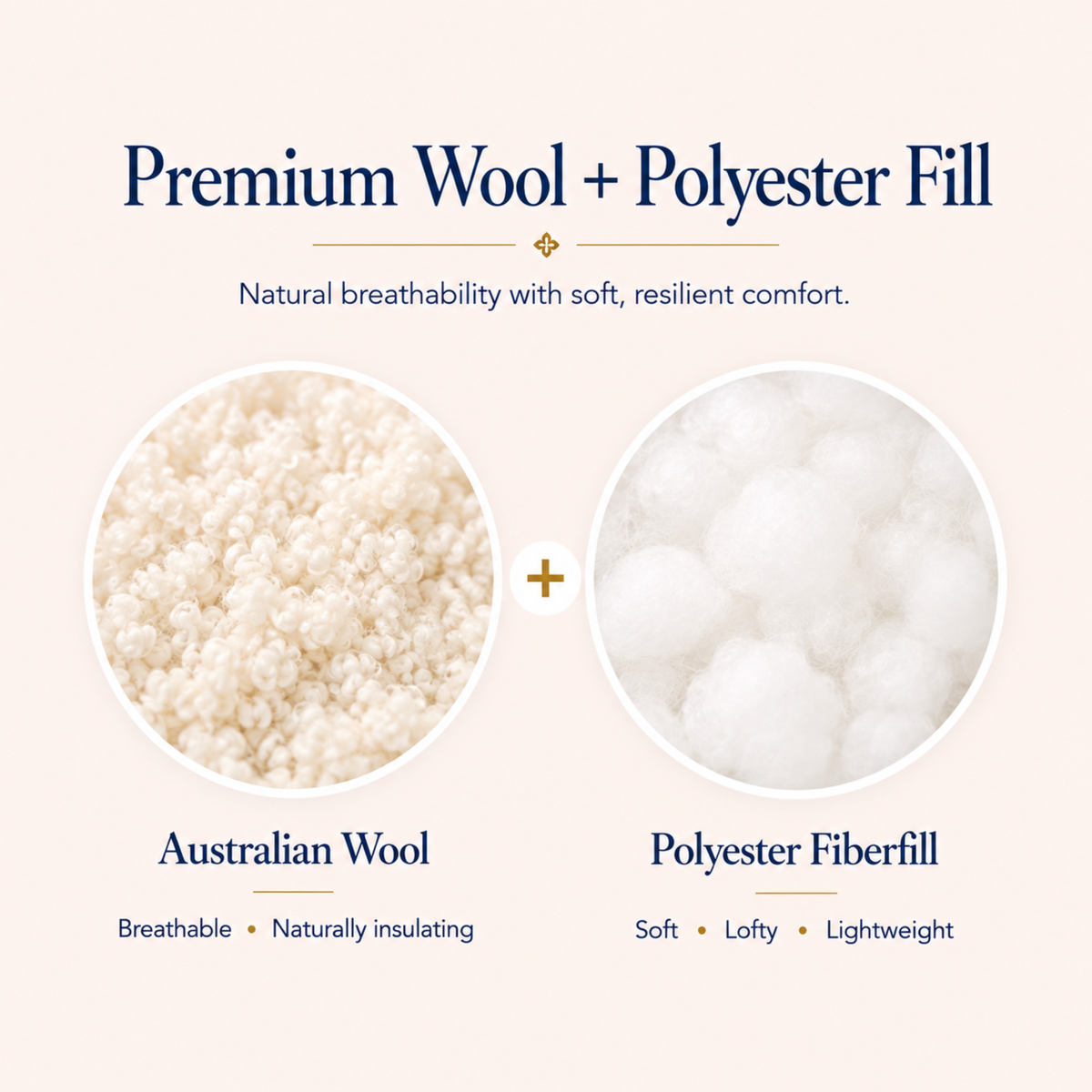 Wooly Collection Wool & Down Alternative Comforter