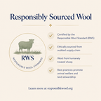 Wooly Collection Wool & Down Alternative Pillow
